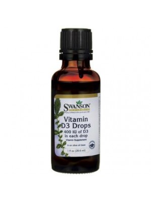 Vitamin D3 Drops 400 IU 29.6 ml.